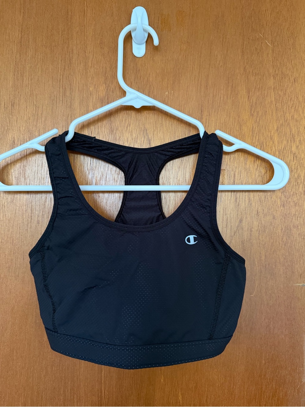 Champion Reversible Black Racerback Athletic Sports Bra